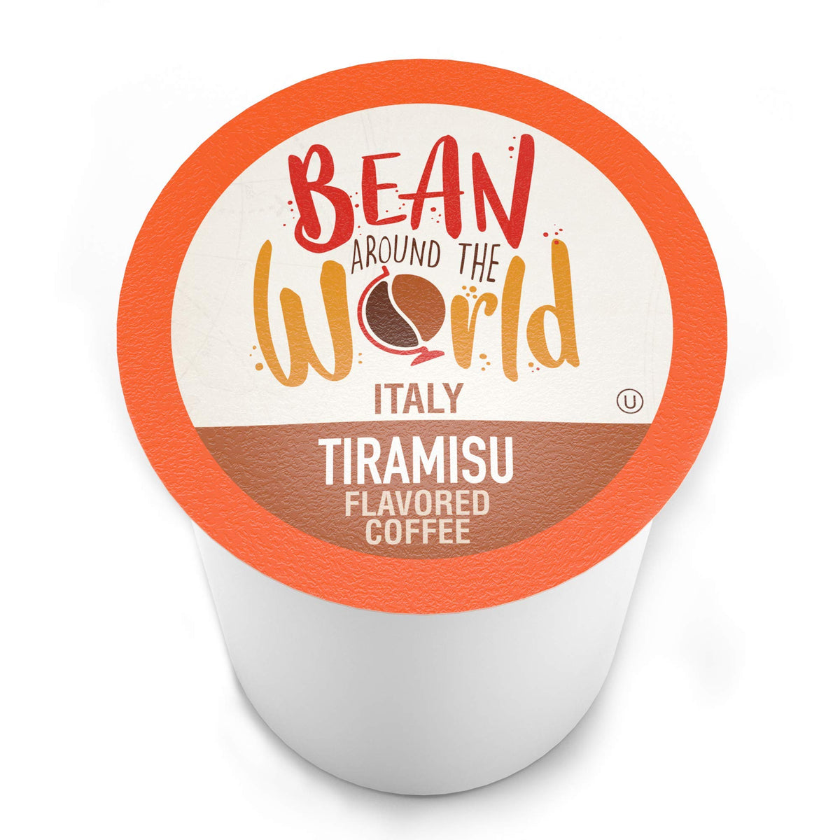 Bean Around The World Tiramisu Flavored Coffee – Keurig 2.0 Compatible, 40 Count