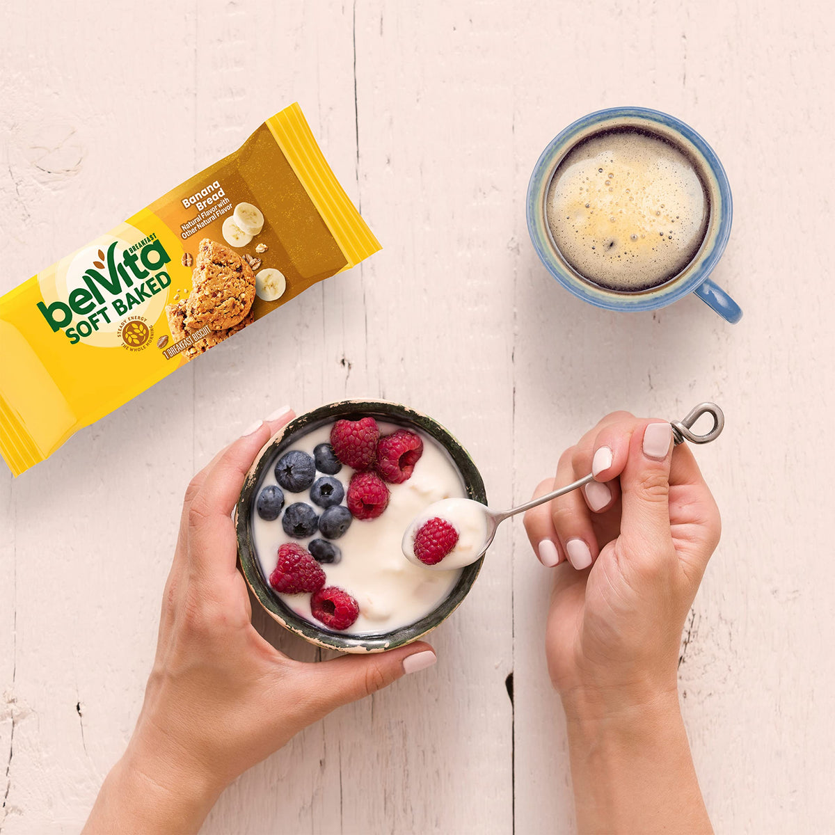belVita Soft Baked Banana Bread Breakfast Bars – 30 Bars (6 Boxes) | Belvita