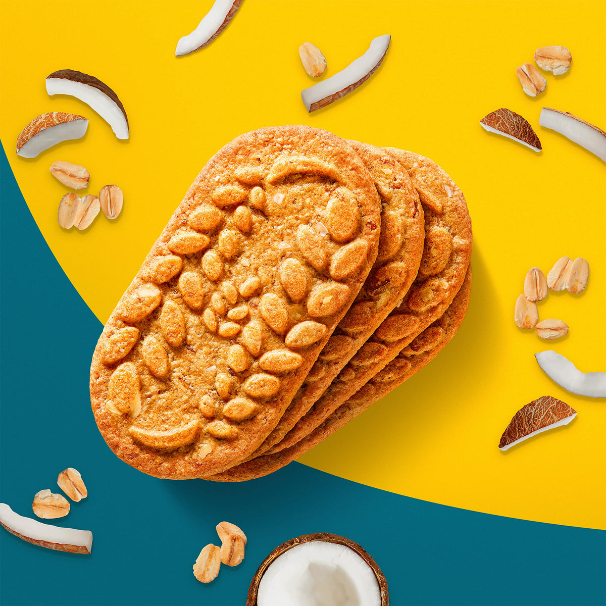 belVita Toasted Coconut Breakfast Bars – 30 Packs, 6 Boxes | 4 Biscuits/Pack