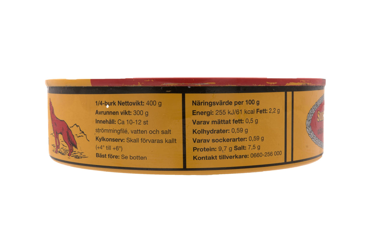 Surströmming Fillets by Best Natural by NJTrading – Fermented Swedish Herring in Traditional Tin