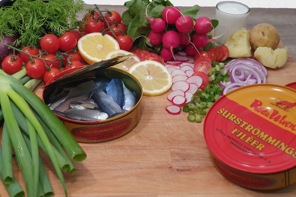 Surströmming Fillets by Best Natural by NJTrading – Fermented Swedish Herring in Traditional Tin