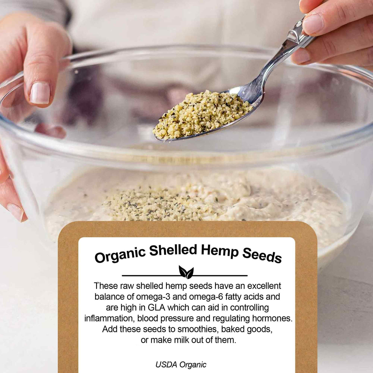 Be Still Farms Hemp Seeds Organic Bulk 2.8lb | Raw Shelled Hemp Seeds | Plant-Based Protein • USDA Organic • Non-GMO • Gluten Free • Vegan