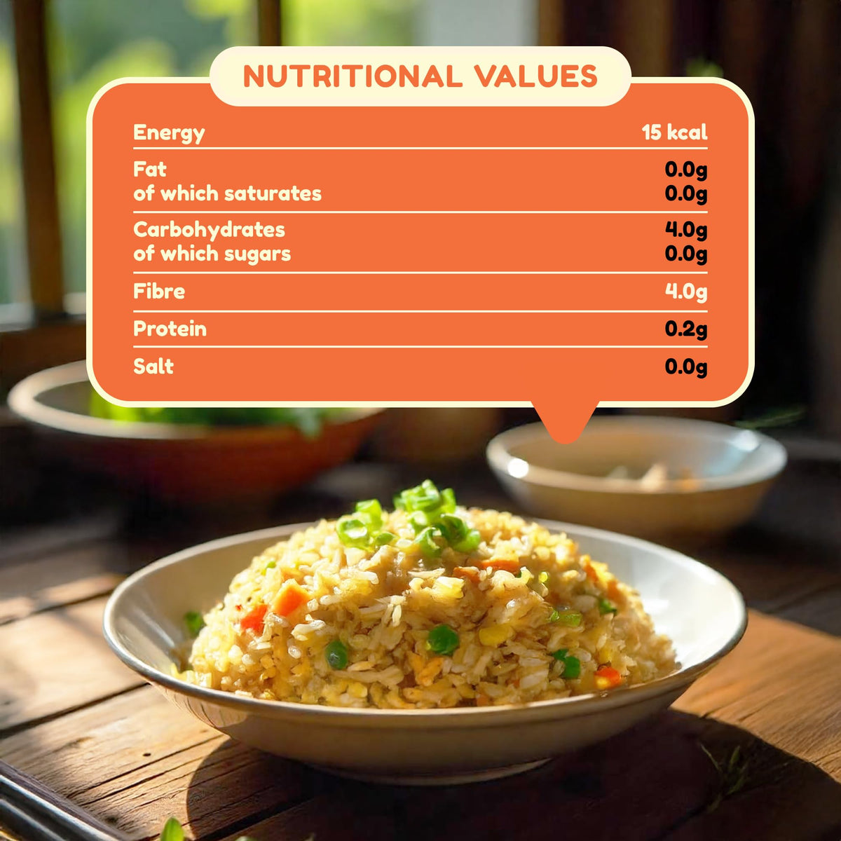Better Than Noodles Organic Shirataki Rice – Zero Net Carbs, Low Calorie, Ready-to-Eat 6-Pack