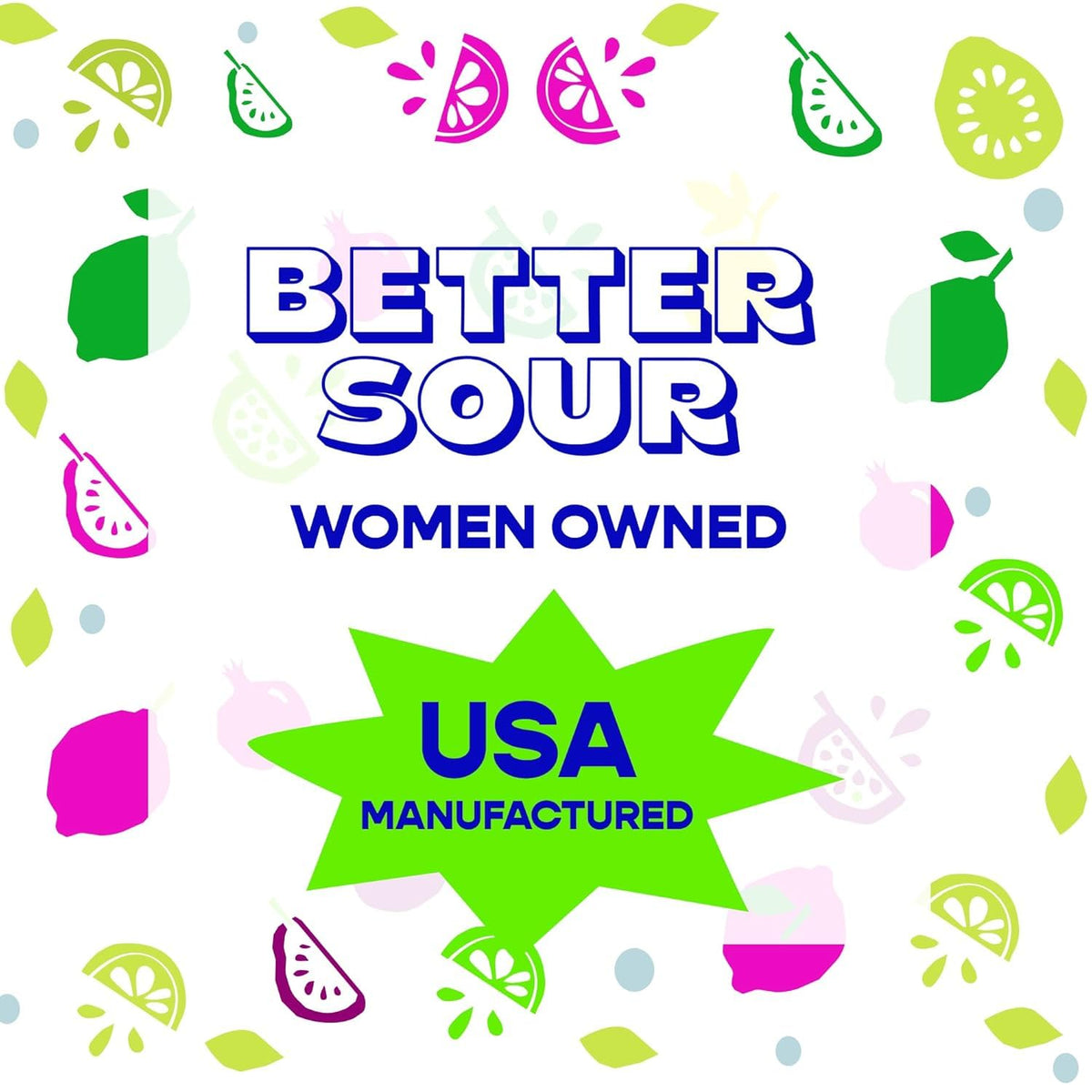 Better Sour Variety Pack: Guava Calamansi, Pomegranate Apricot & Passion Fruit Sour Gummy Stars – Vegan, Gluten-Free