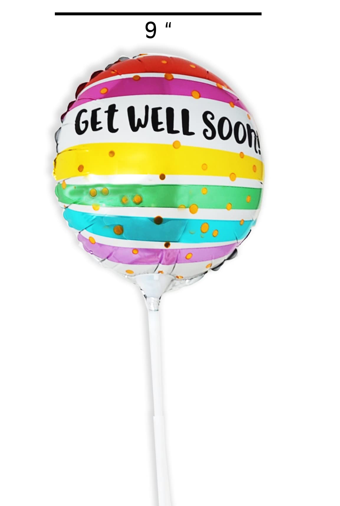 Beyond The Box Get Well Gift Basket – Balloon, Snacks & Card for Adults & Kids