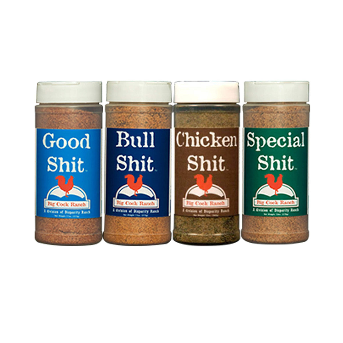 Big Cock Ranch Gourmet Seasoning Bundle – Gluten-Free, No MSG, 4 Flavors