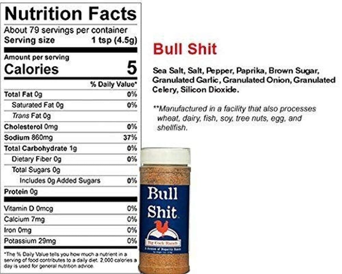 Big Cock Ranch All-Purpose Seasoning – Special Shit, Bull Shit & Good Shit
