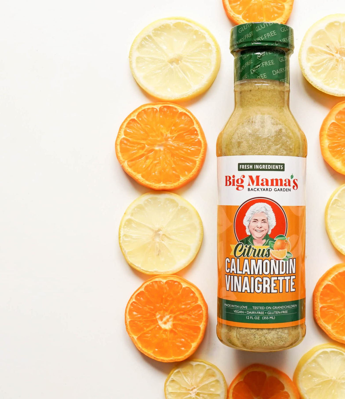 Big Mama's Citrus Calamondin Vinaigrette – Vegan & Gluten-Free, 12 Oz (Pack of 3)