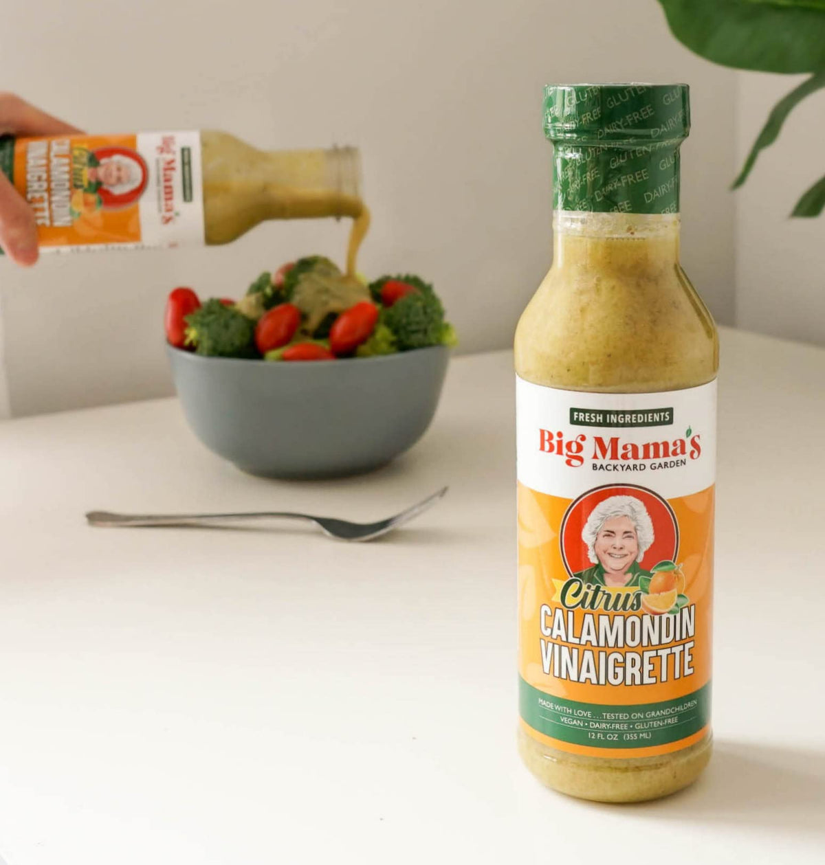 Big Mama's Citrus Calamondin Vinaigrette – Vegan & Gluten-Free, 12 Oz (Pack of 3)