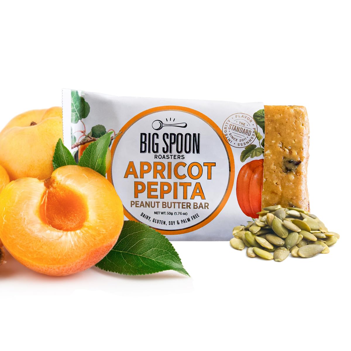 Big Spoon Roasters Nut Butter Bars Variety Pack – 12 Count (3 Each Flavor): Cherry Pecan, Apricot Pepita, Cranberry Cashew, Figgy Chai