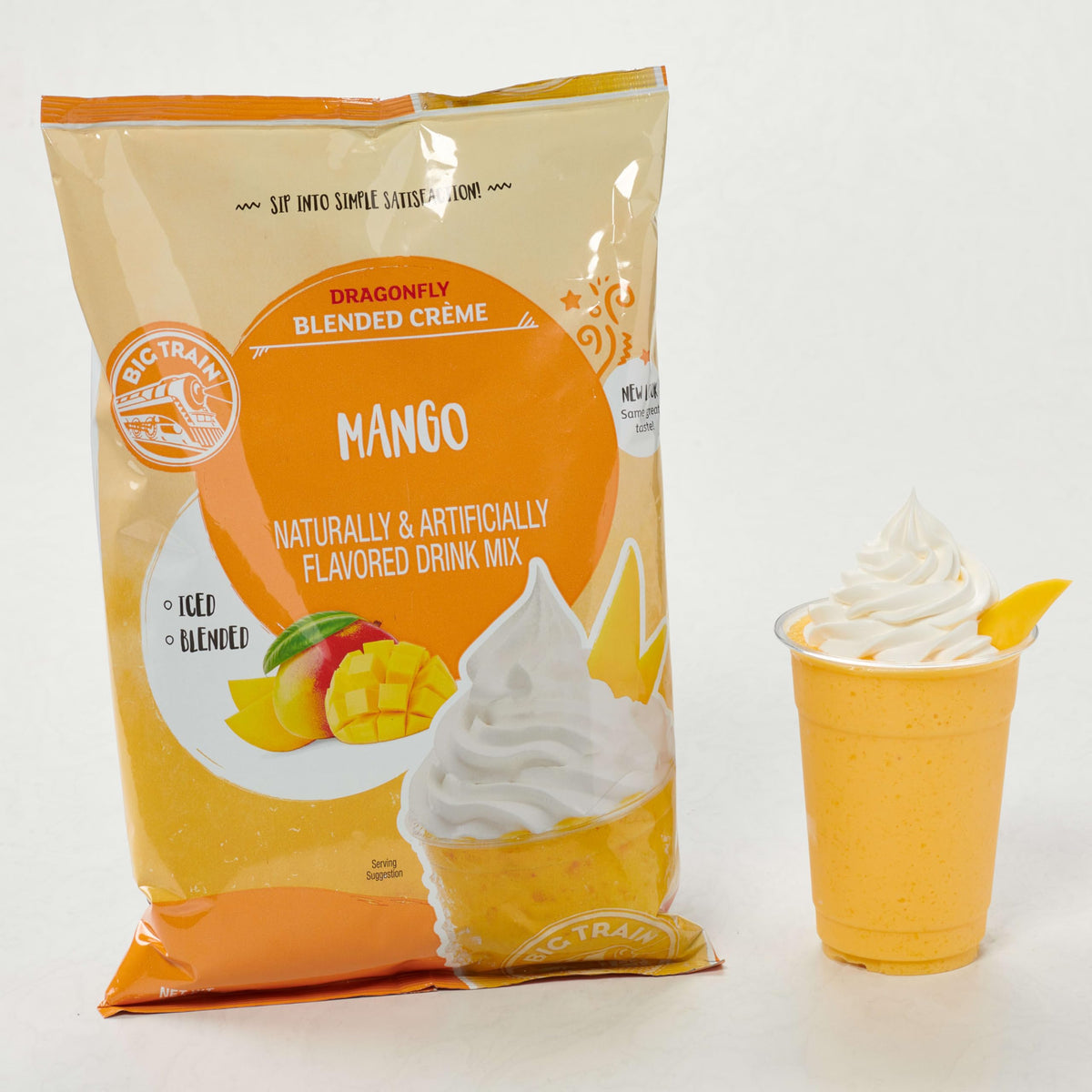 Big Train Dragonfly Mango Blended Crème Mix – 3.5 lb