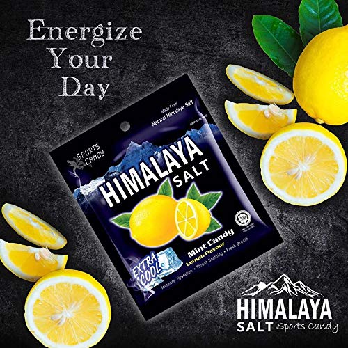 Big Foot Salt and Lemon Candy – Natural Himalaya Salt, Halal Lemon Candy (Pack of 24)