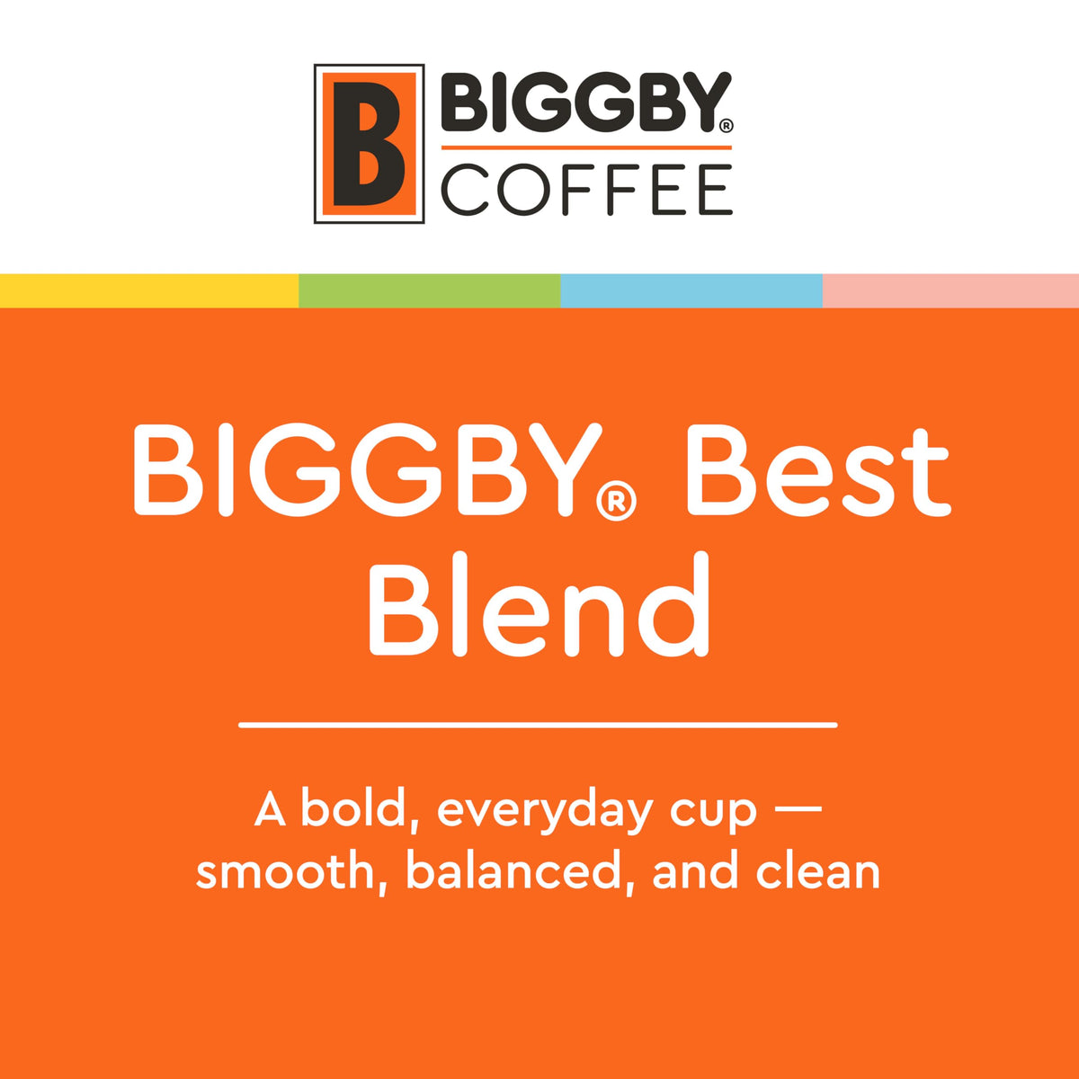BIGGBY Whole Bean Coffees – 2.5 lb Bag | Best Blend, Fresh Flavor