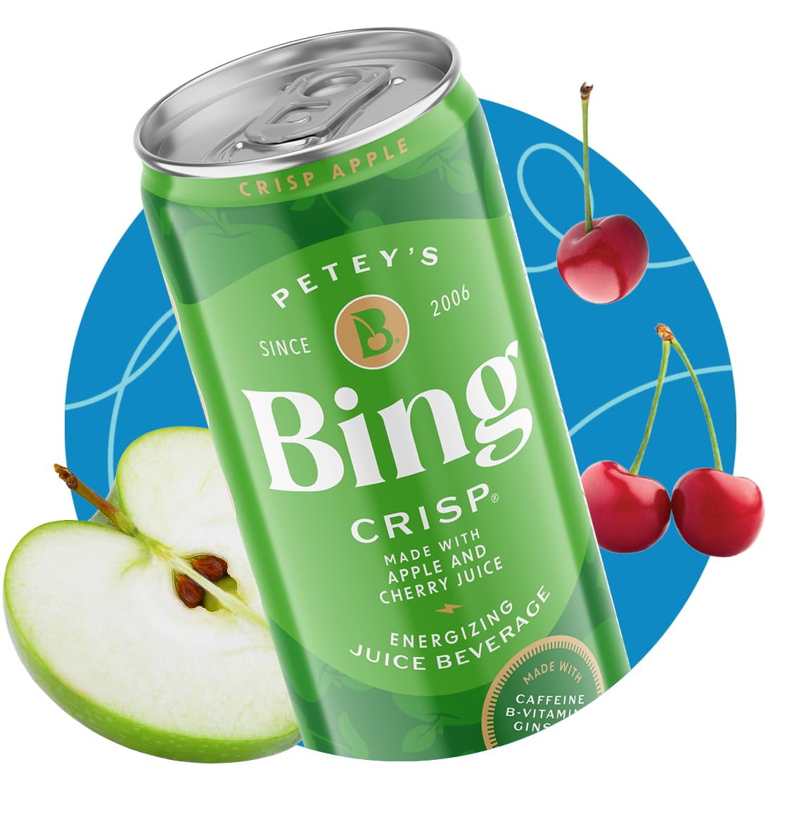 BING Energizing Juice Beverage – Variety Pack (12oz/12pk) – 6 Flavors, Real Juice, Caffeine, Vegan