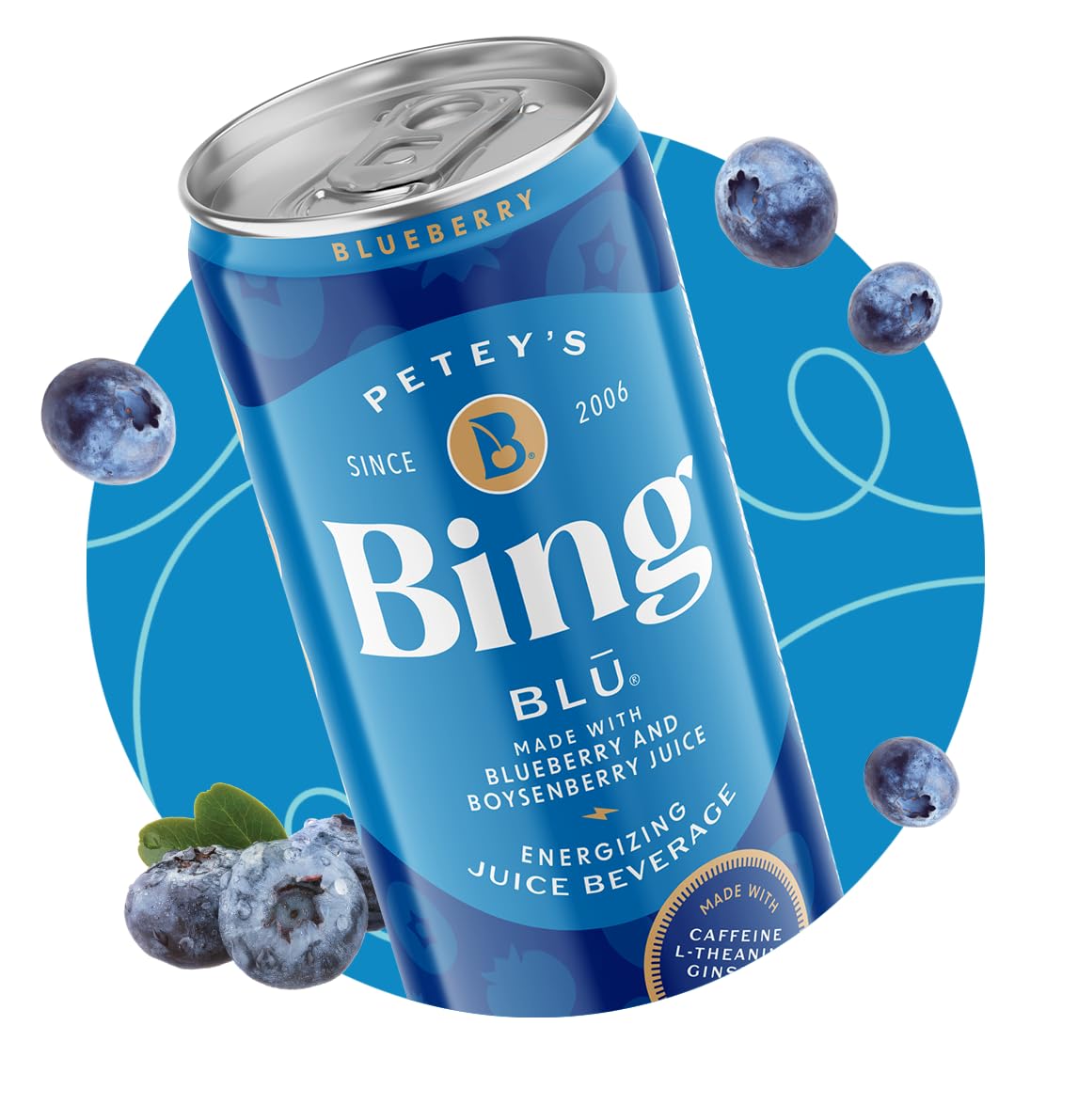 BING Energizing Juice Beverage – Variety Pack (12oz/12pk) – 6 Flavors, Real Juice, Caffeine, Vegan