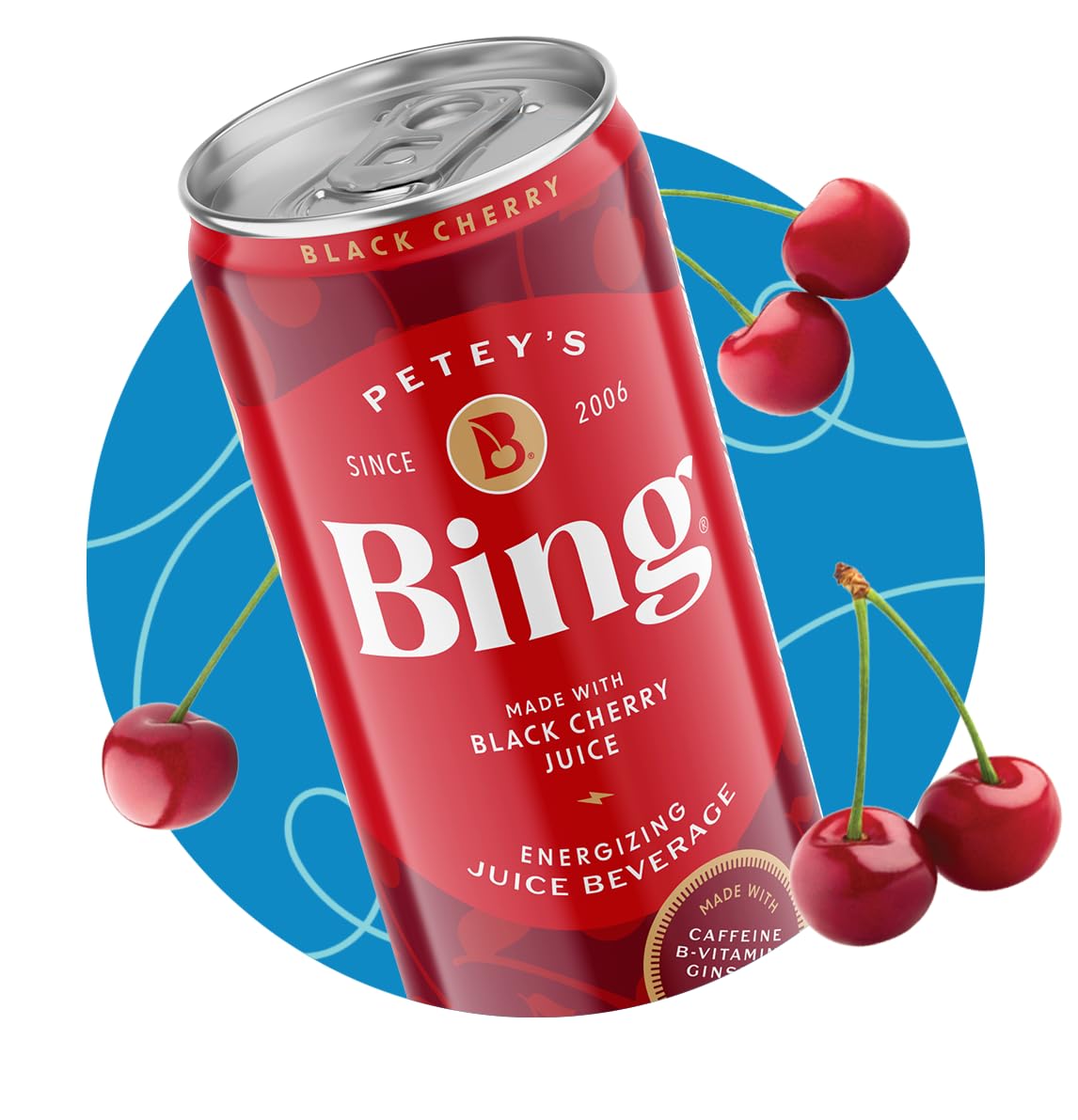 BING Energizing Juice Beverage – Variety Pack (12oz/12pk) – 6 Flavors, Real Juice, Caffeine, Vegan