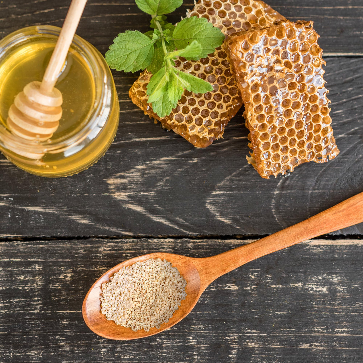 Birch & Meadow Granulated Honey (1 Gallon) – Gluten Free, All-Purpose Sweetener