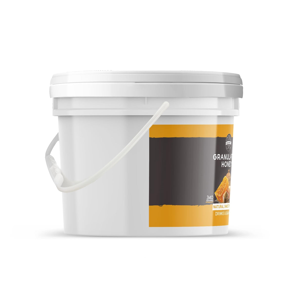 Birch & Meadow Granulated Honey (1 Gallon) – Gluten Free, All-Purpose Sweetener