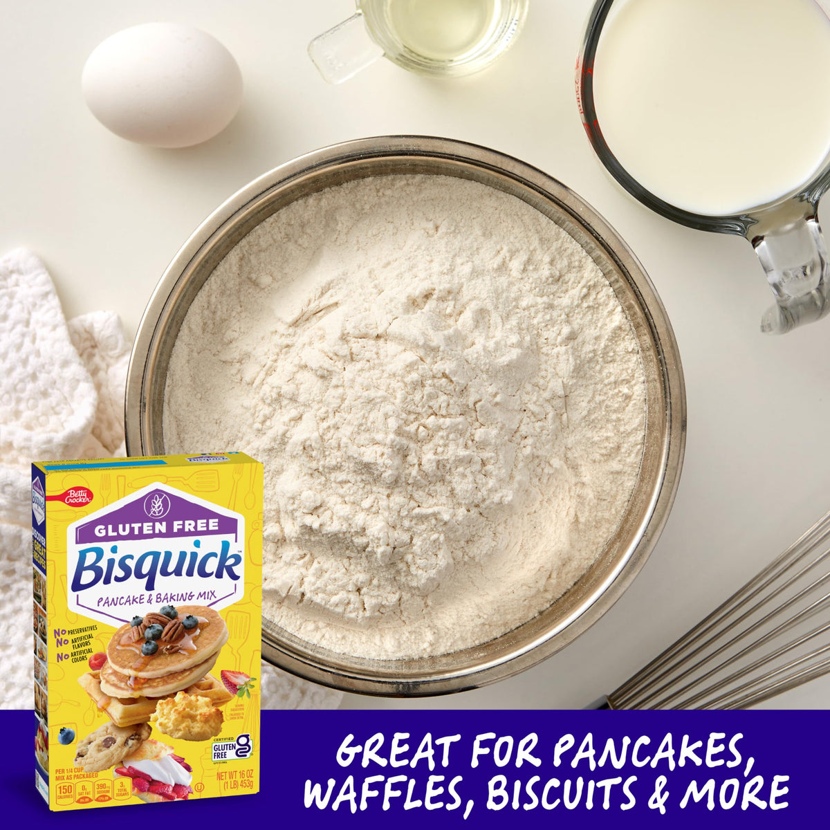 Betty Crocker Bisquick Gluten Free Pancake and Baking Mix – 16 oz (Pack of 6)
