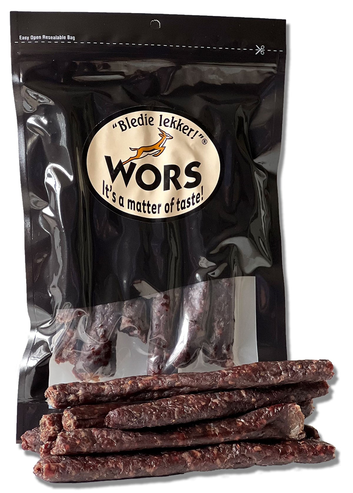 Bledie Lekker Droewors – One Pound Resealable Bag (16 oz) | USA Made