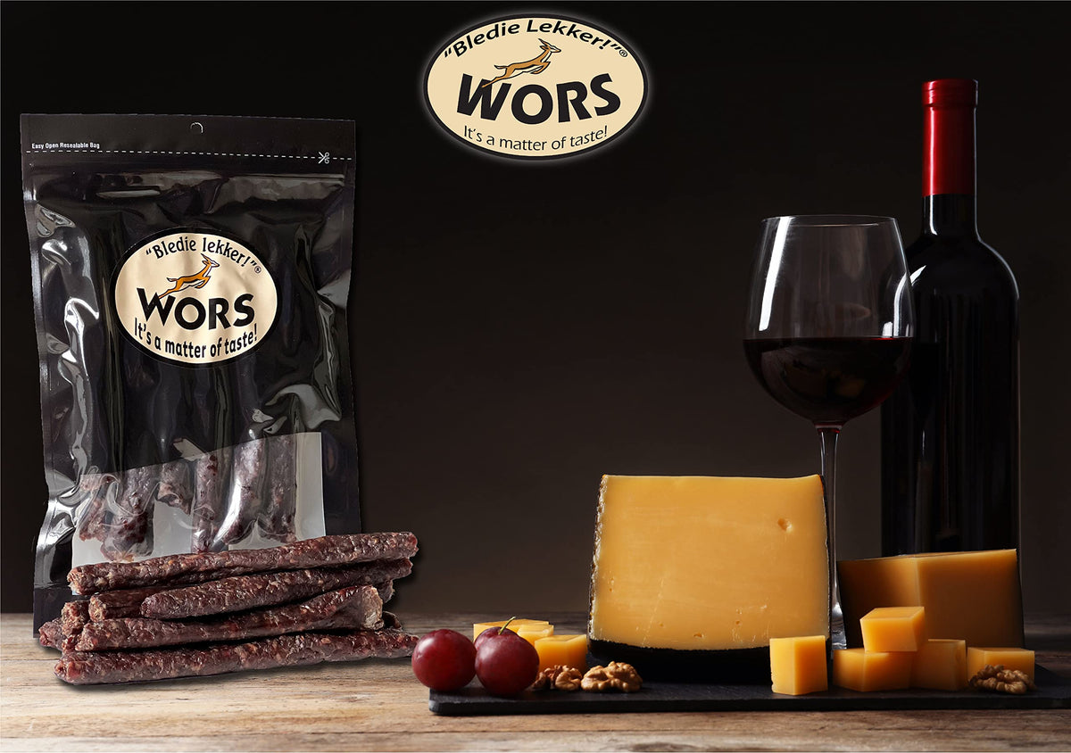 Bledie Lekker Droewors – One Pound Resealable Bag (16 oz) | USA Made