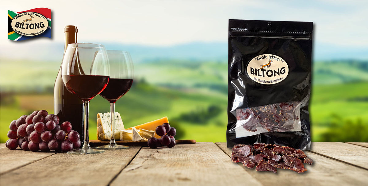 Bledie Lekker® Sliced Beef Biltong 16oz – USA Made, USDA Certified, Resealable Bag