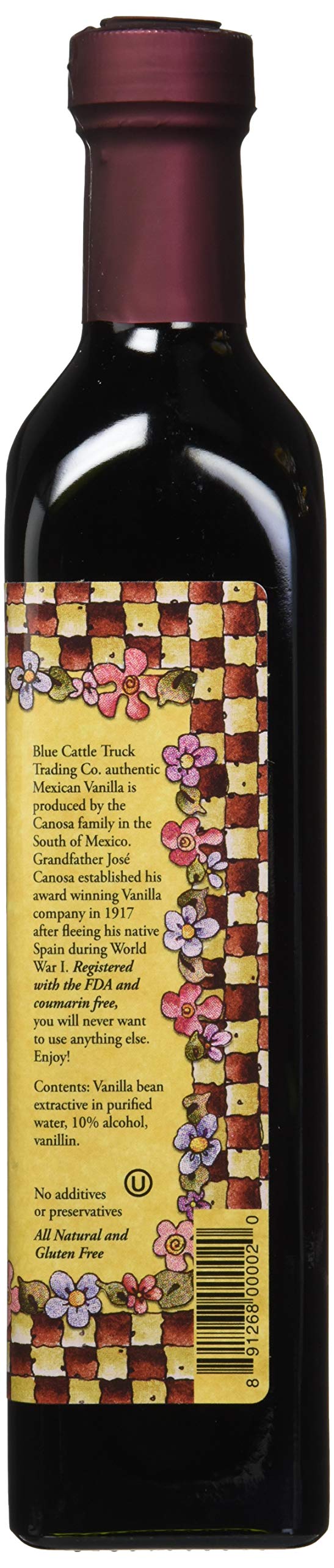 Blue Cattle Truck Trading Co. Traditional Gourmet Mexican Vanilla Extract, Large, 16.7 oz