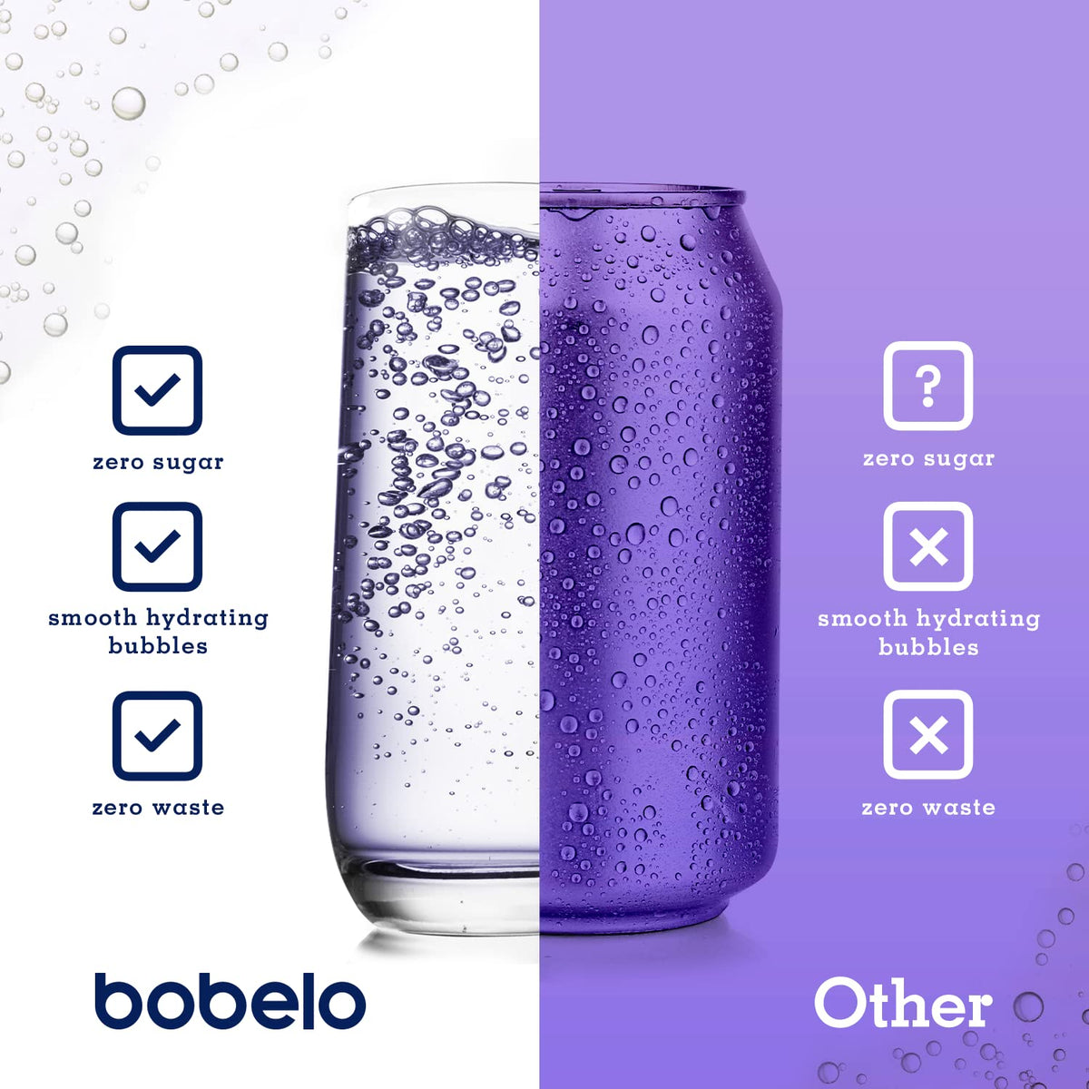 Bobelo Self Carbonating Hydration Packets – Variety 40 Pack | Sparkling Water & Sugar Free Electrolyte Drink Mix