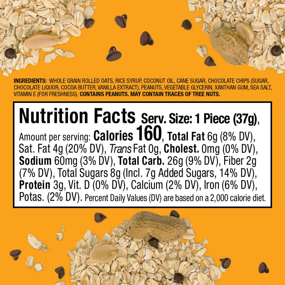 Bobo's Oat Bites Chocolate Chip Variety – Plant-Based, Gluten Free, 30 ct