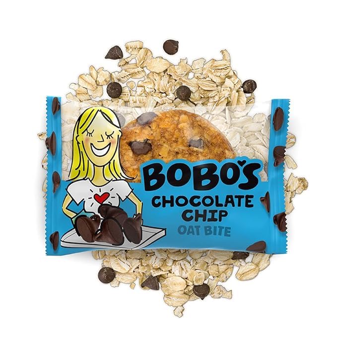 Bobo's Oat Bites Chocolate Chip Variety – Plant-Based, Gluten Free, 30 ct