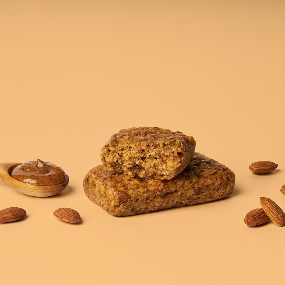 Bobo's Almond Butter Oat Bars – Gluten Free, Plant-Based Snack (12 Bars)