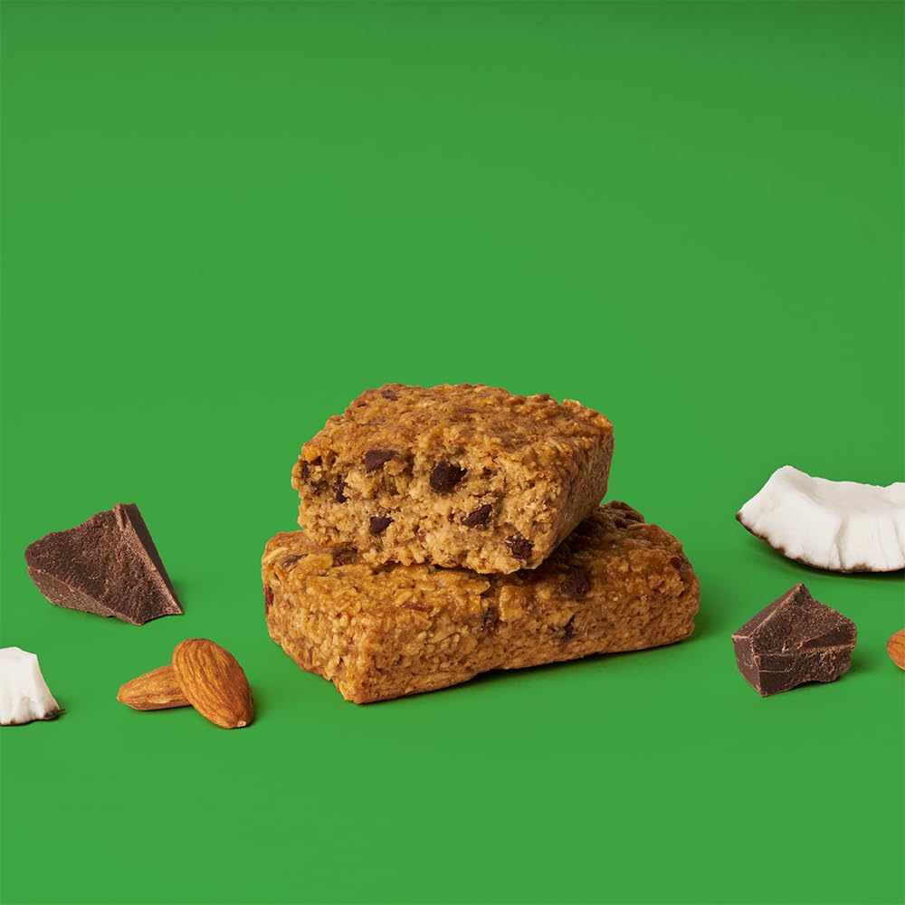 Bobo's Coconut Almond Chocolate Chip Oat Bars – Gluten Free, Plant-Based, Non-GMO (12 Bars)