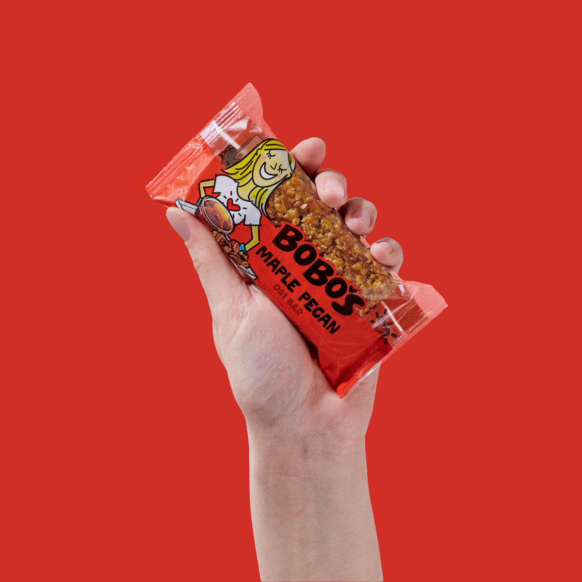 Bobo's Maple Pecan Oat Bars - Gluten Free, Plant-Based Whole Grain Oats, 12 Bars
