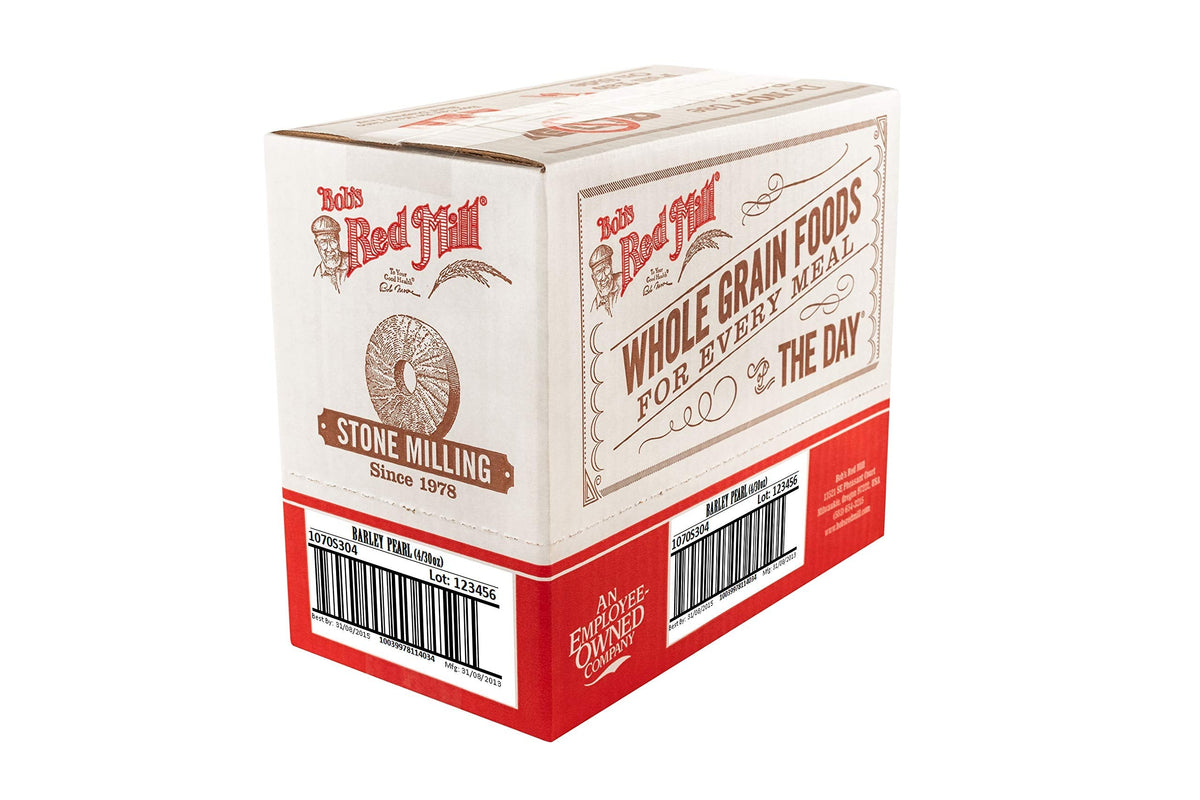 Bob's Red Mill Pearl Barley, 30oz (Pack of 4) – Non-GMO, Vegan, Kosher