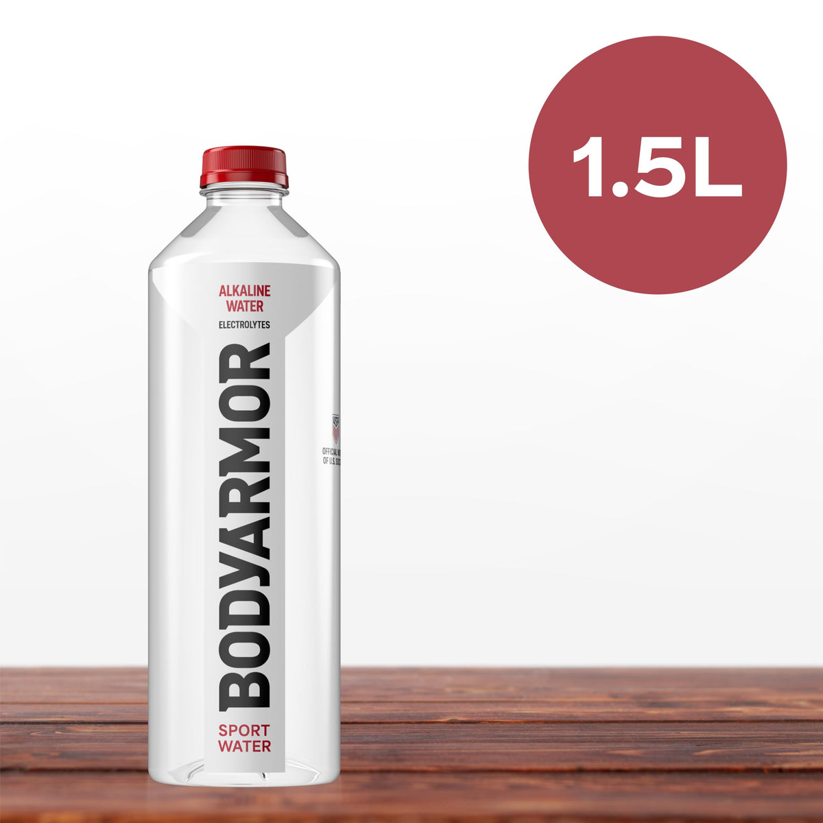 BODYARMOR SportWater Alkaline Water – pH 9+, Electrolytes, On-the-Go Hydration, 1.5L Pack of 12