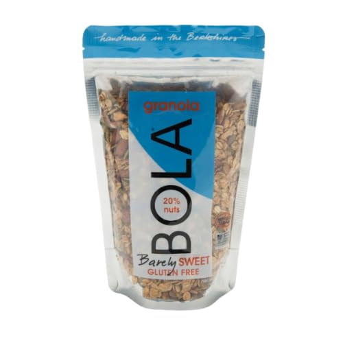 BOLA Granola Barely Sweet — Low Sugar Almond & Pumpkin Seed Granola, 12oz (3 Pack)