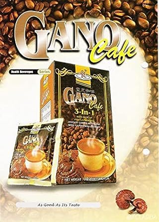 Bola Nymphea Ganocafe 3in1 Instant Coffee – 3 Boxes, 60 Sachets