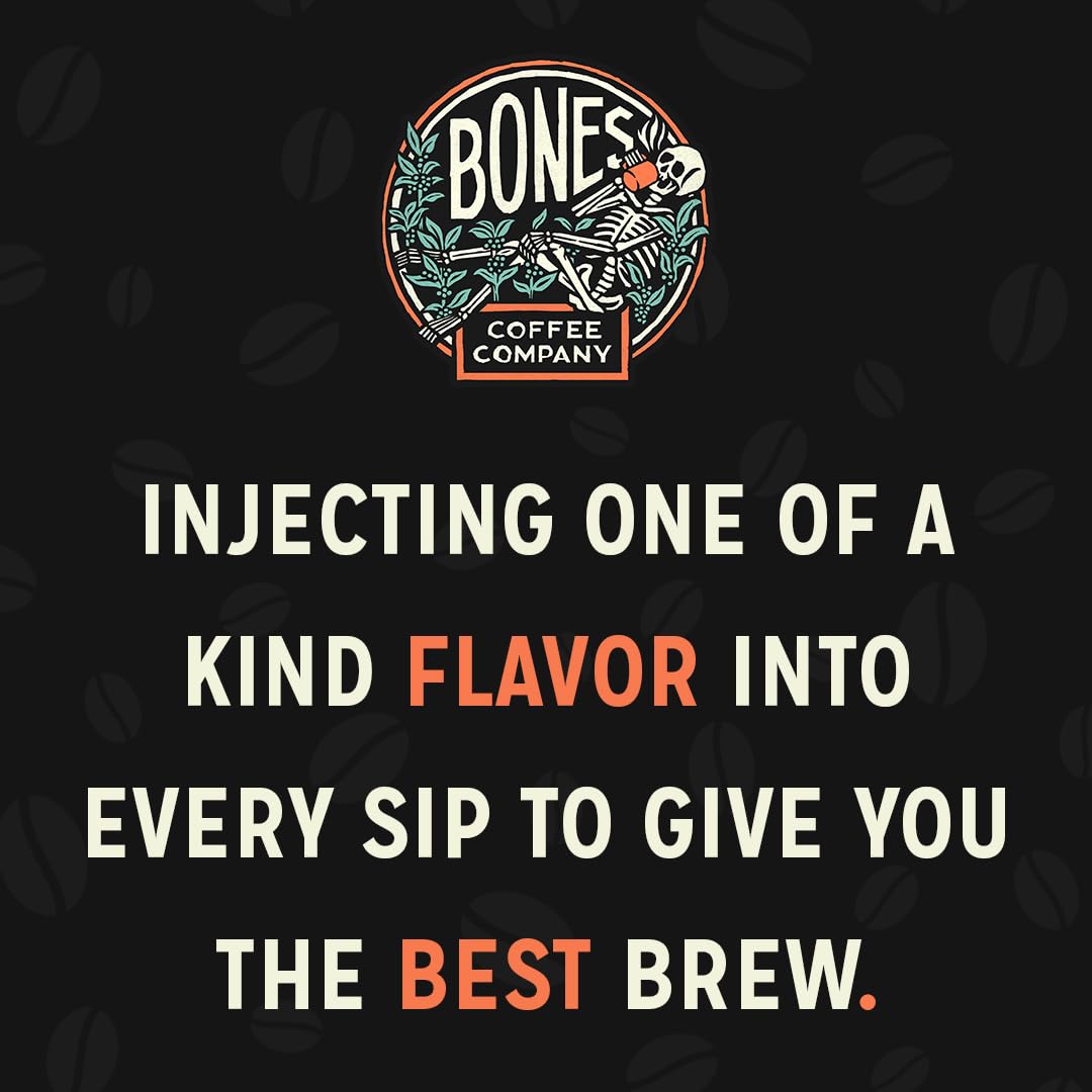 Bones Coffee Salty Siren Latte – Medium Roast Ready-to-Drink Iced Coffee Cans (11 oz, 12 Pack)