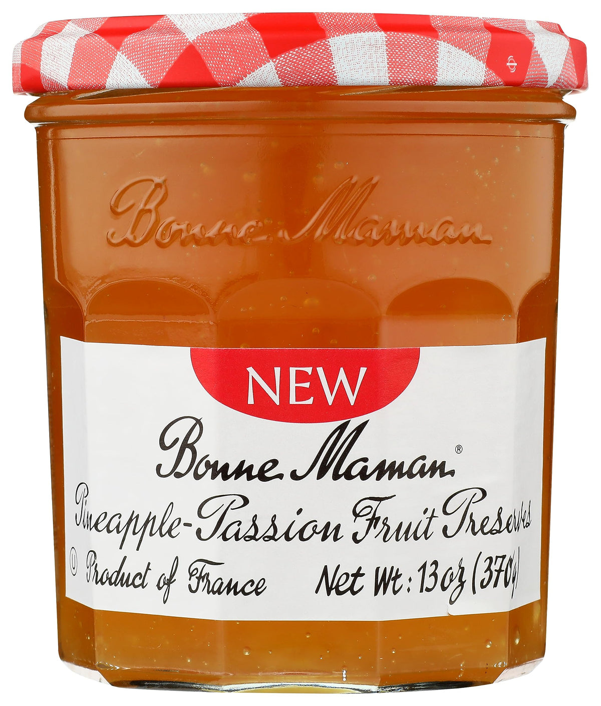 Bonne Maman Summer Variety Pack: Pineapple-Passion Fruit Preserves, Mango-Peach Preserves, Lemon Curd – Pack of 3