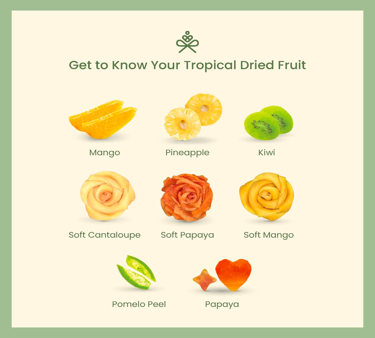 Bonnie and Pop Dried Fruit Gift Basket – Heart-Shaped Tray of Premium Tropical Fruits