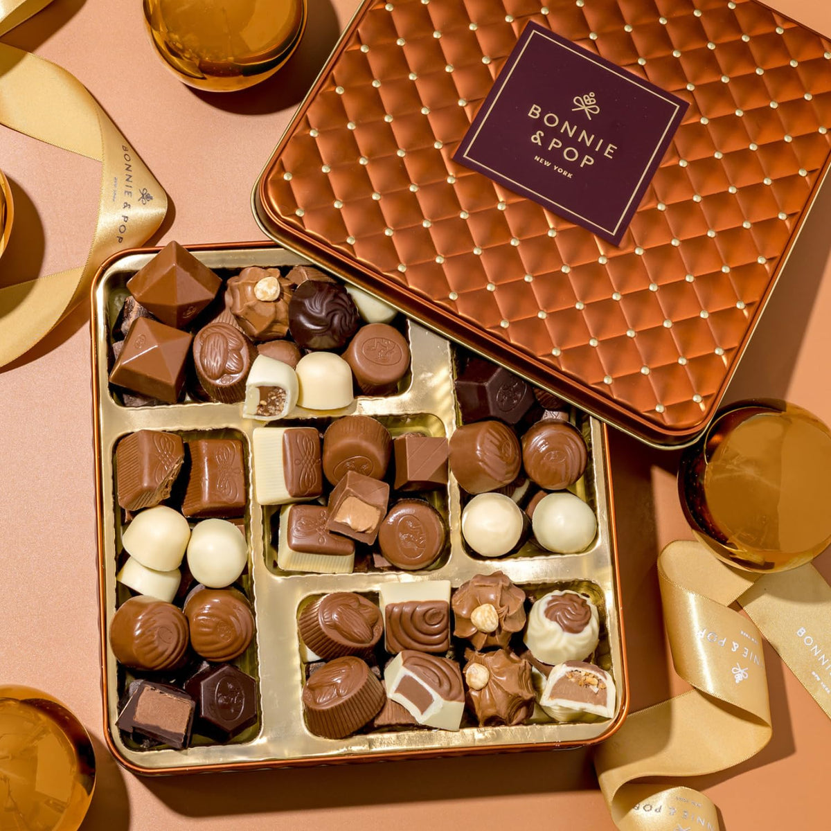 Bonnie & Pop Chocolate Gift Basket – Mother’s Day Truffles Gift Box