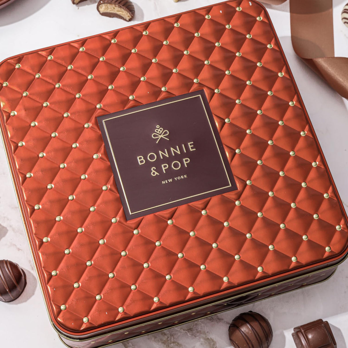 Bonnie & Pop Chocolate Gift Basket – Mother’s Day Truffles Gift Box