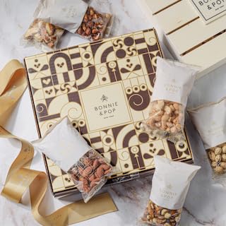 Bonnie and Pop Nut Gift Basket in Reusable Crate – Gourmet Nuts for Any Occasion