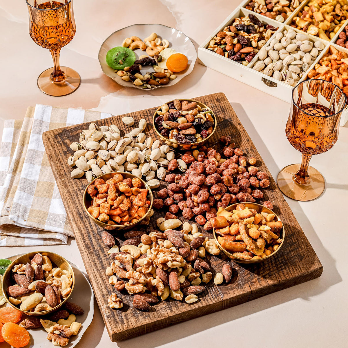 Bonnie and Pop Nut Gift Basket in Reusable Crate – Gourmet Nuts for Any Occasion