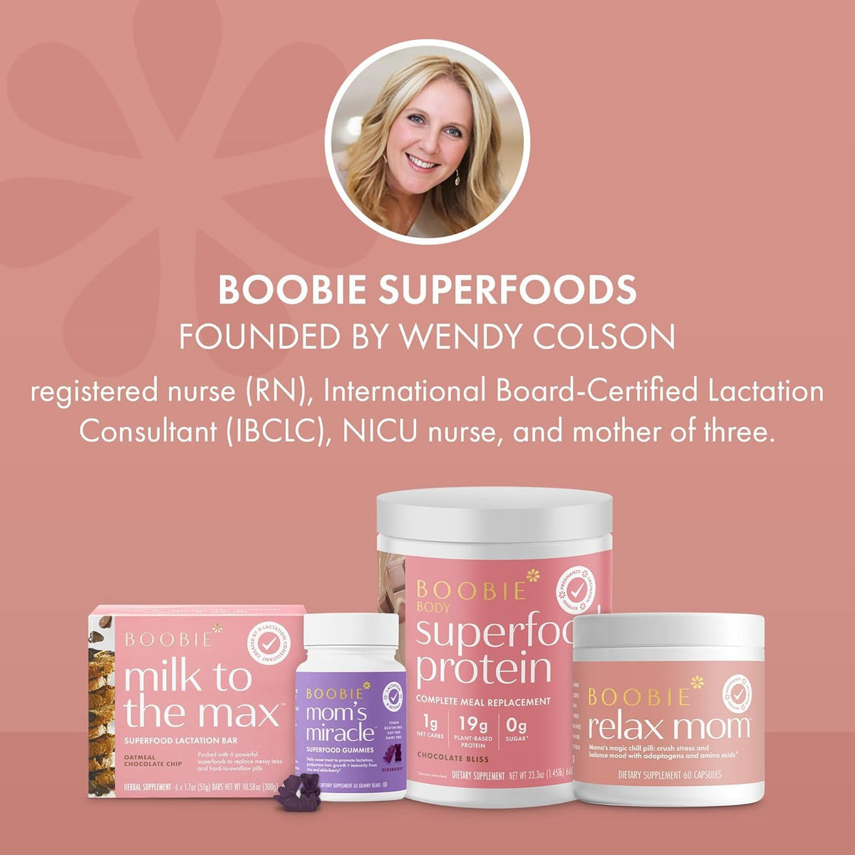 Boobie Superfood Oatmeal Chocolate Chip Lactation Bar — Milk Support for Breastfeeding Moms | Fenugreek-Free, Vegan, Gluten-Free, Dairy-Free | 12 Bars