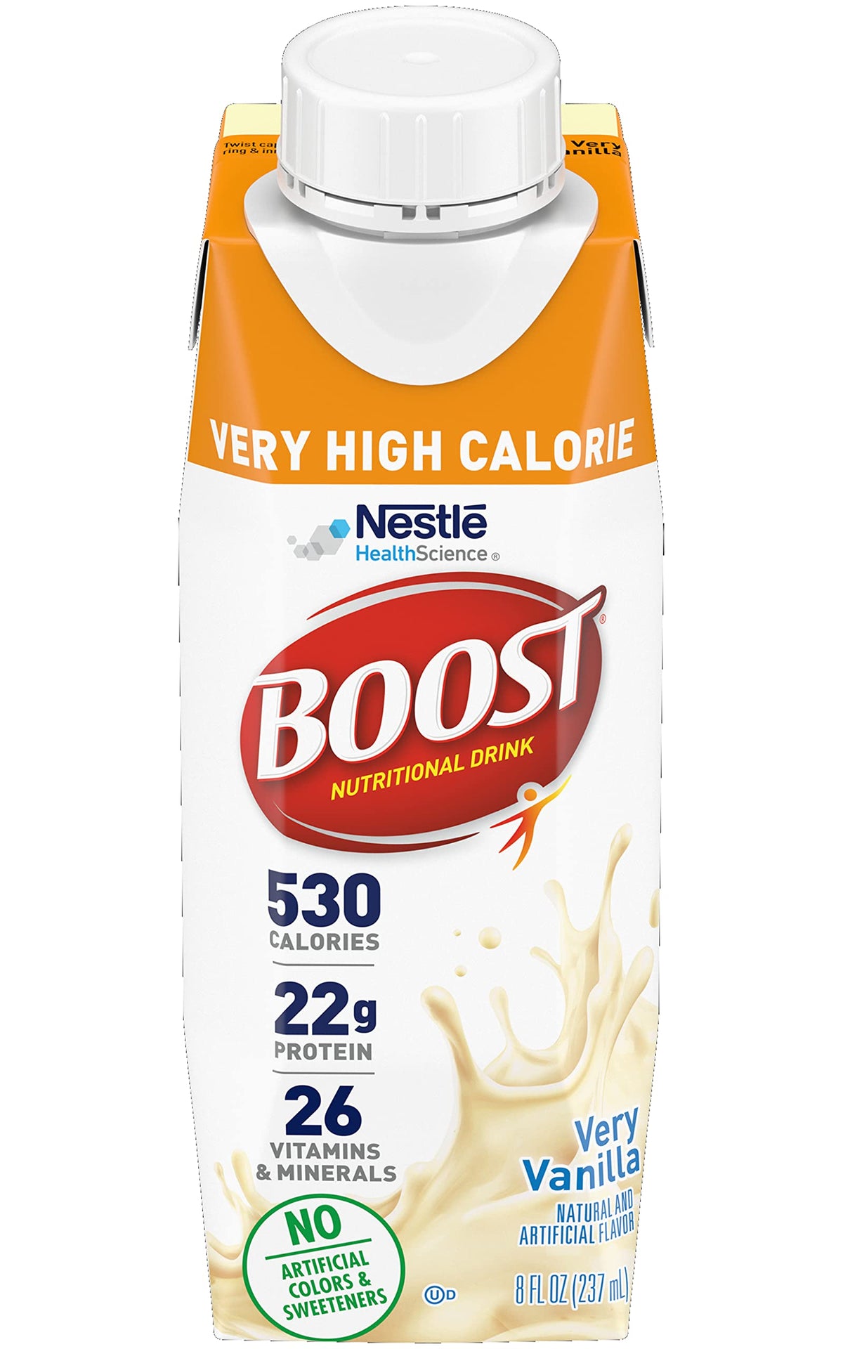 Boost Very High Calorie Nutritional Drink – Vanilla, 8 fl oz (6 Pack)