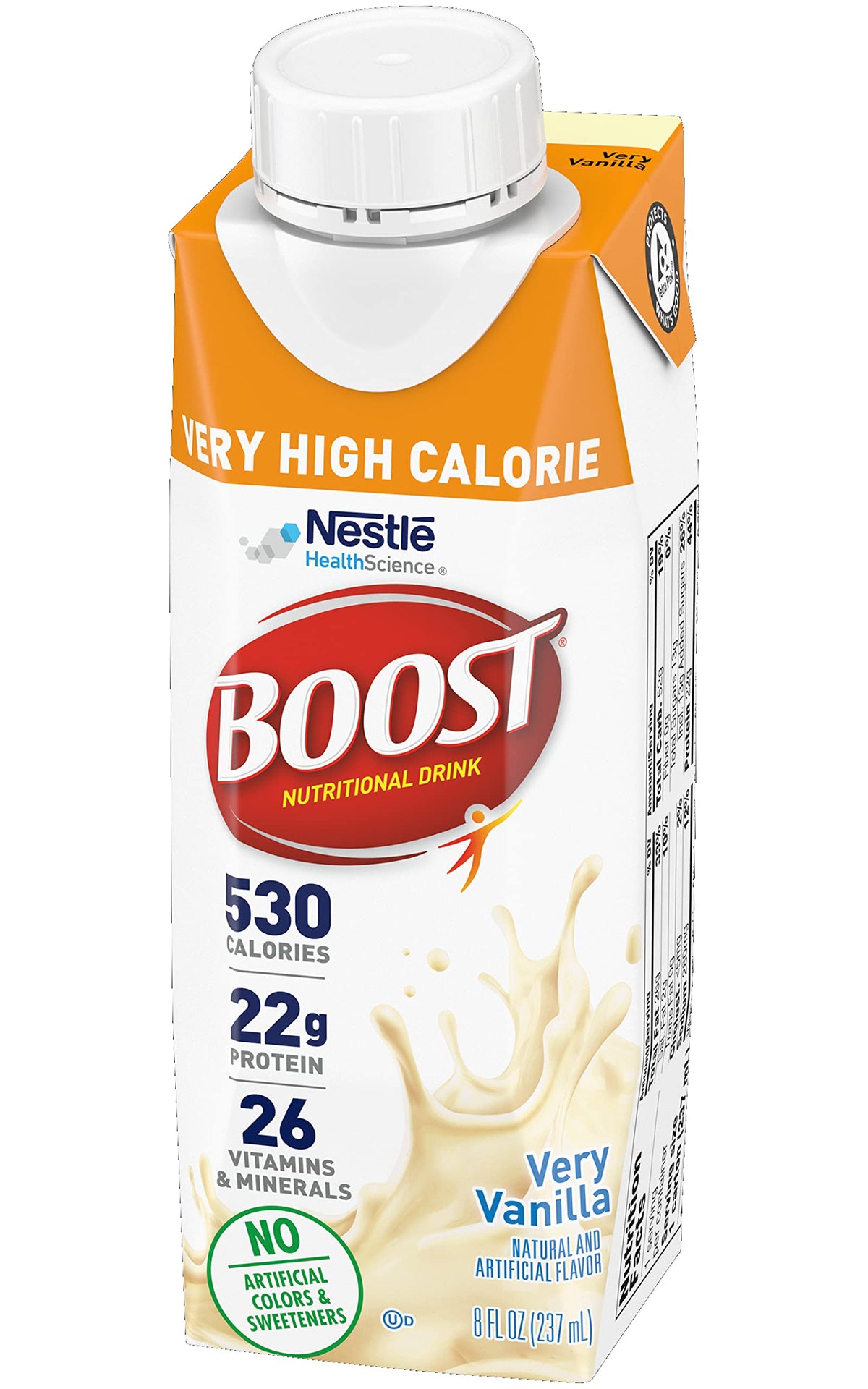 Boost Very High Calorie Nutritional Drink – Vanilla, 8 fl oz (6 Pack)