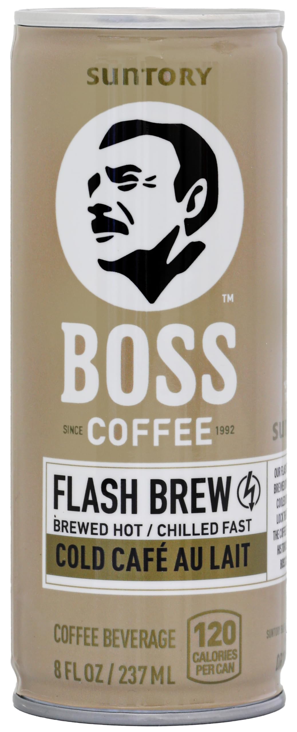 BOSS Coffee by Suntory – Japanese Flash Brew Coffee with Milk, 8oz, 12 Pack (Imported from Japan)