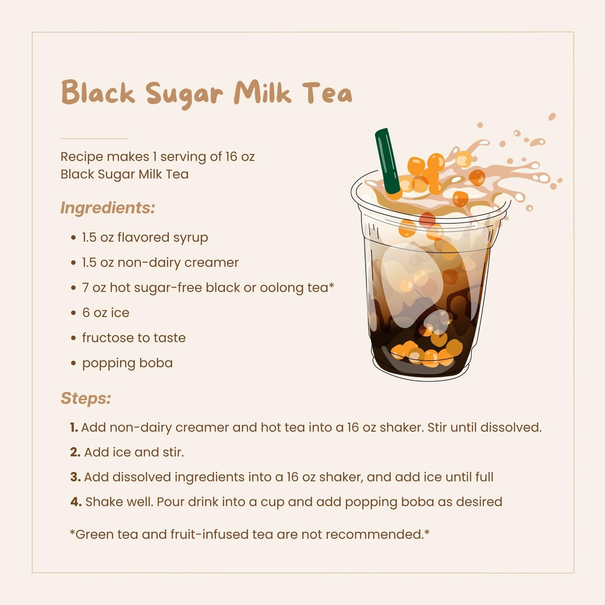 Bossen Concentrated Black Sugar Syrup 5.5 lb – Rich Caramel Flavor for Drinks