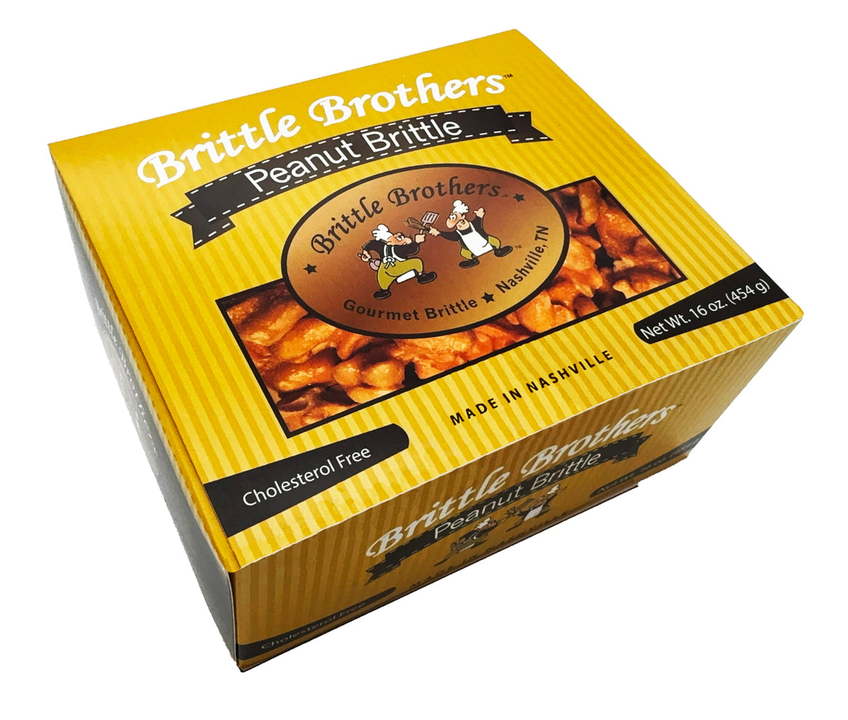 Brittle Brothers Peanut Brittle – 16 oz Gift Box | Gourmet Candy